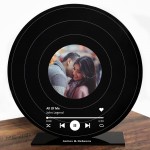 Personalised Freestanding Song Plaque Your Photo Boyfriend