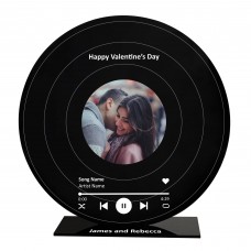 Personalised Song Plaque Record Vinyl Inspired Wedding Song Gift