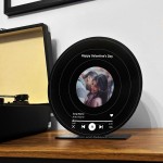 Personalised Song Plaque Record Vinyl Inspired Wedding Song Gift
