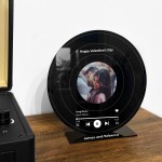 Personalised Song Plaque Record Vinyl Inspired Wedding Song Gift