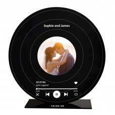 Personalised Record Vinyl Inspired Song Plaque Wedding Song Gift