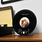 Personalised Record Vinyl Inspired Song Plaque Wedding Song Gift
