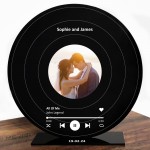 Personalised Record Vinyl Inspired Song Plaque Wedding Song Gift