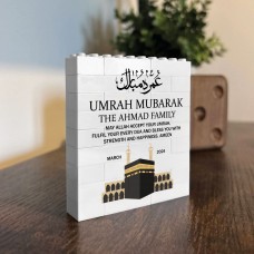 Umrah Mubarak Personalised Puzzle Block Plaque Kaaba Puzzle Gift
