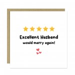 Funny Card For Husband On Wedding Anniversary Birthday 