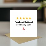 Funny Card For Husband On Wedding Anniversary Birthday 