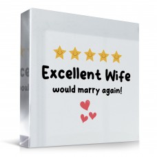 Excellent Wife Card Would Marry Again Funny Gift For Anniversary