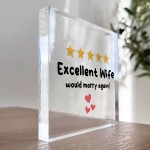 Excellent Wife Card Would Marry Again Funny Gift For Anniversary