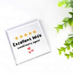 Excellent Wife Card Would Marry Again Funny Gift For Anniversary
