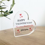 Favourite Person Valentines Gift Boyfriend Gift Cute Valentines