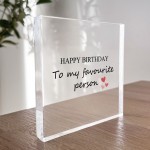 Favourite Person Birthday Gift Boyfriend Birthday Gift Cute