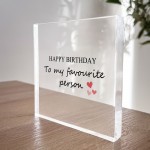 Favourite Person Birthday Gift Boyfriend Birthday Gift Cute