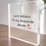 Favourite Person Birthday Gift Boyfriend Birthday Gift Cute