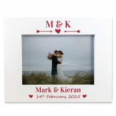 Personalised Couples Gift For Boyfriend Girlfriend Photo Frame