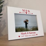 Personalised Couples Gift For Boyfriend Girlfriend Photo Frame