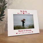 Personalised Couples Gift For Boyfriend Girlfriend Photo Frame