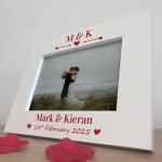 Personalised Couples Gift For Boyfriend Girlfriend Photo Frame