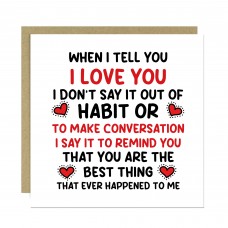 Card For Boyfriend Girlfriend Husband Wife Best Thing