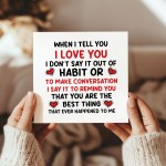 Card For Boyfriend Girlfriend Husband Wife Best Thing
