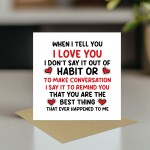Card For Boyfriend Girlfriend Husband Wife Best Thing