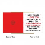 Romantic Card For Valentines Day Anniversary For Husband Wife