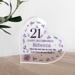 Personalised Happy 21st Birthday Gift Plaque 21st Birthday Gift