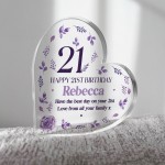 Personalised Happy 21st Birthday Gift Plaque 21st Birthday Gift