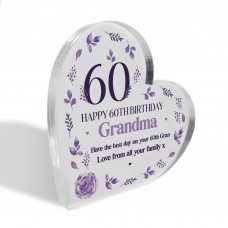 Personalised Happy 60th Birthday Gift For Mum Nan Nanny Grandma