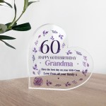 Personalised Happy 60th Birthday Gift For Mum Nan Nanny Grandma