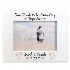 Personalised Photo Frame For Couple 1st Valentines Day Gift