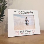 Personalised Photo Frame For Couple 1st Valentines Day Gift