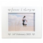 Personalised Photo Frame Gift For Anniversary Birthday Wedding