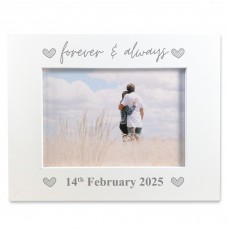 Personalised Photo Frame Gift For Anniversary Birthday Wedding