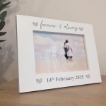 Personalised Photo Frame Gift For Anniversary Birthday Wedding