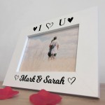Personalised Photo Frame Gift For Valentines Anniversary
