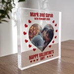 Gift For Couple Personalised Standing Plaque Boyfriend Gift
