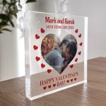 Gift For Him Her Valentines Personalised Plaque Boyfriend