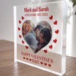 Gift For Him Her Valentines Personalised Plaque Boyfriend