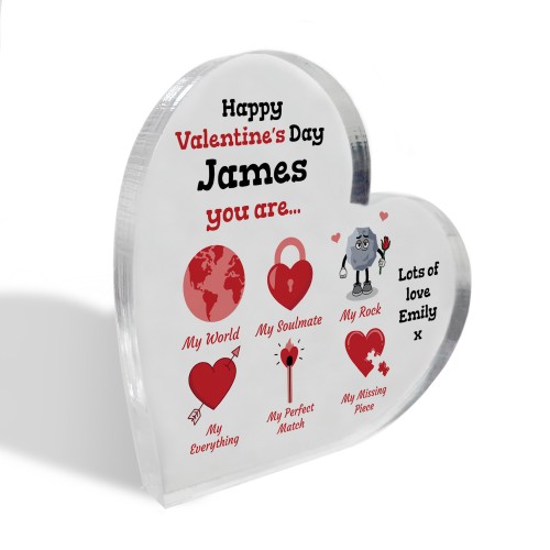 Valentines Day Gift For Boyfriend Girlfriend Wife My Rock
