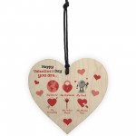 Valentines Day Gift For Boyfriend Wife My Rock My World Heart