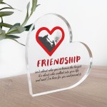 Thank You Gift For Best Friend Gift Standing Plaque FRIENDSHIP