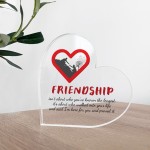 Thank You Gift For Best Friend Gift Standing Plaque FRIENDSHIP
