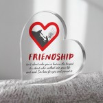Thank You Gift For Best Friend Gift Standing Plaque FRIENDSHIP