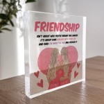 Friendship Gifts For Women Best Friend Gift Standing Plaque