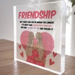 Friendship Gifts For Women Best Friend Gift Standing Plaque