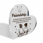 Best Friend Heart Plaque Friendship Gift Special Birthday