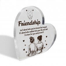 Best Friend Heart Plaque Friendship Gift Special Birthday