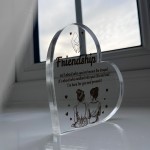 Best Friend Heart Plaque Friendship Gift Special Birthday