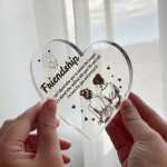 Best Friend Heart Plaque Friendship Gift Special Birthday