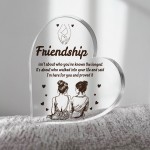 Best Friend Heart Plaque Friendship Gift Special Birthday